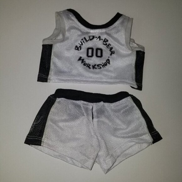 BABW BuildABear Workshop San Antonio Spurs Basketball Uniform Jersey Shorts NBA - Picture 6 of 6